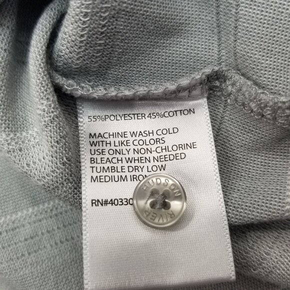 Hudson River Shirt Men's XXL Short Sleeve Quik Dry Classic Fit  Polo Shirt  Gray - Picture 4 of 9